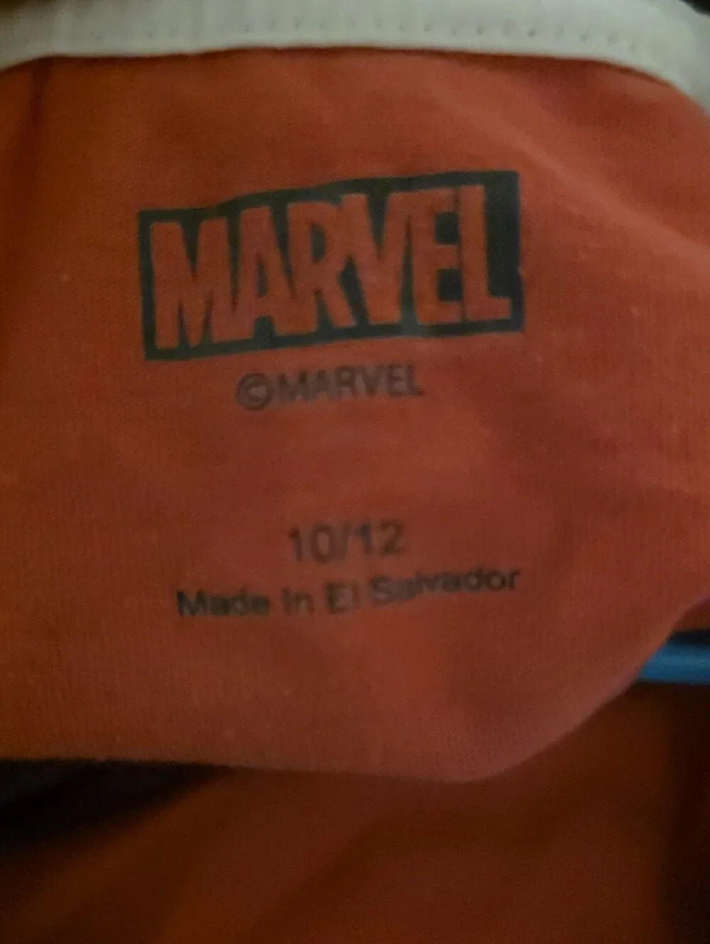 Marvel Orange Avengers Tee with Hulk, Iron Man & Captain America